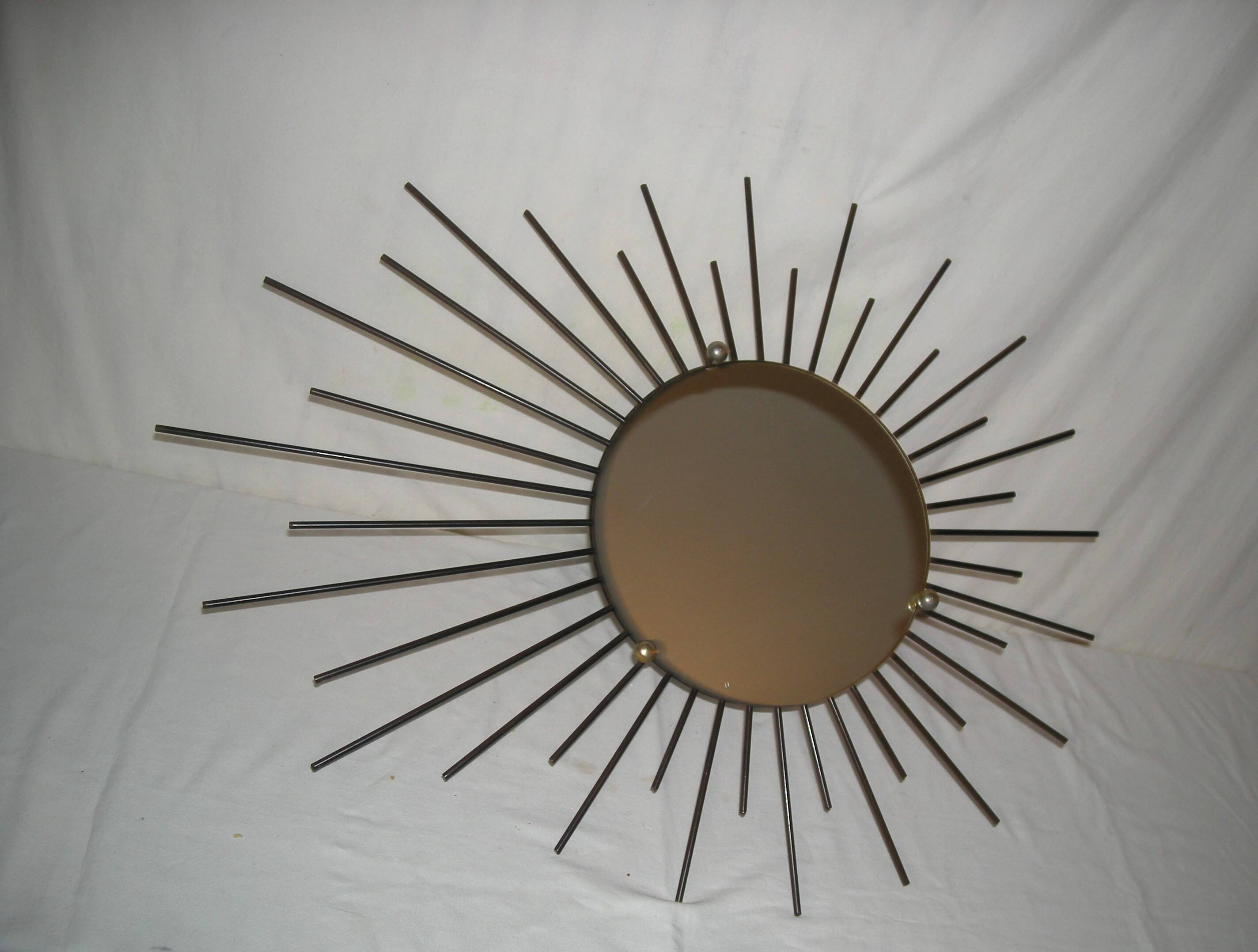 Off-centre sun mirror from the 1950s