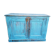Buffet campagne patiné bleu