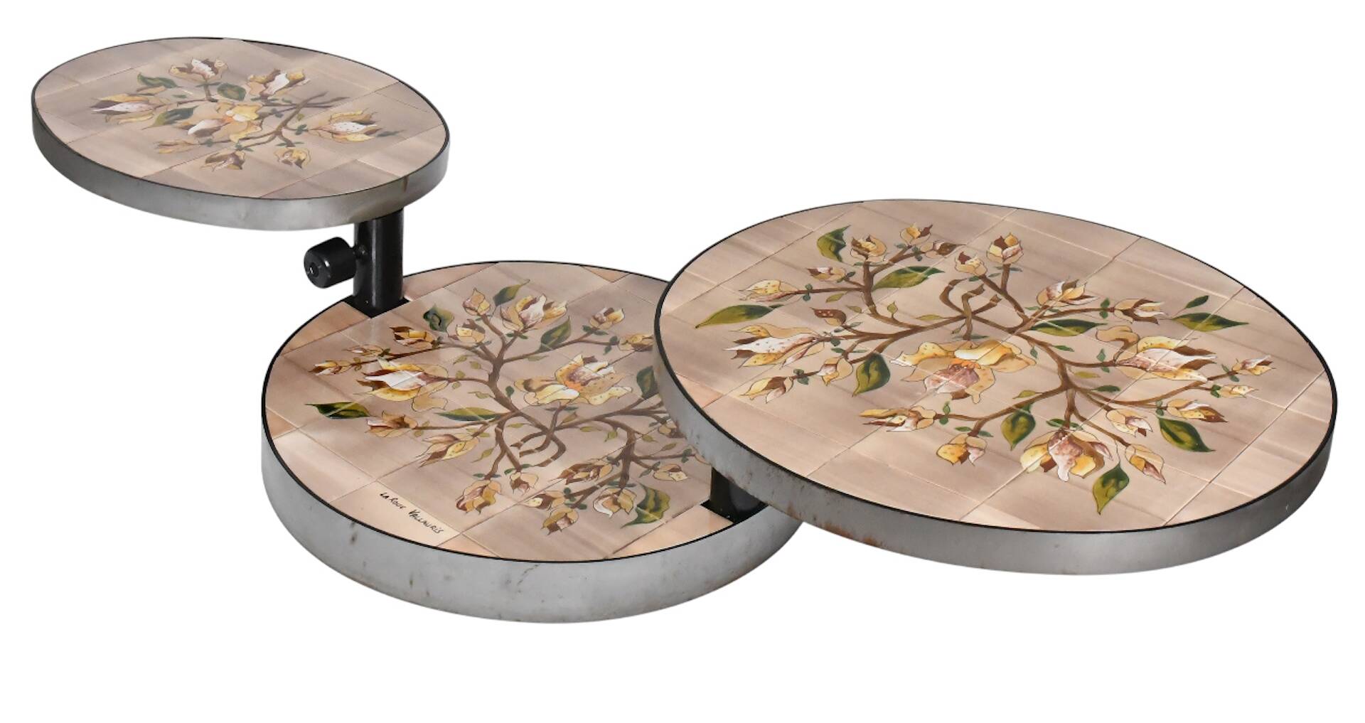 Vintage coffee table by Georges Pelletier for La Roue in Vallauris.