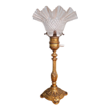 Table lamp in gilded bronze, late 19th / early 20th