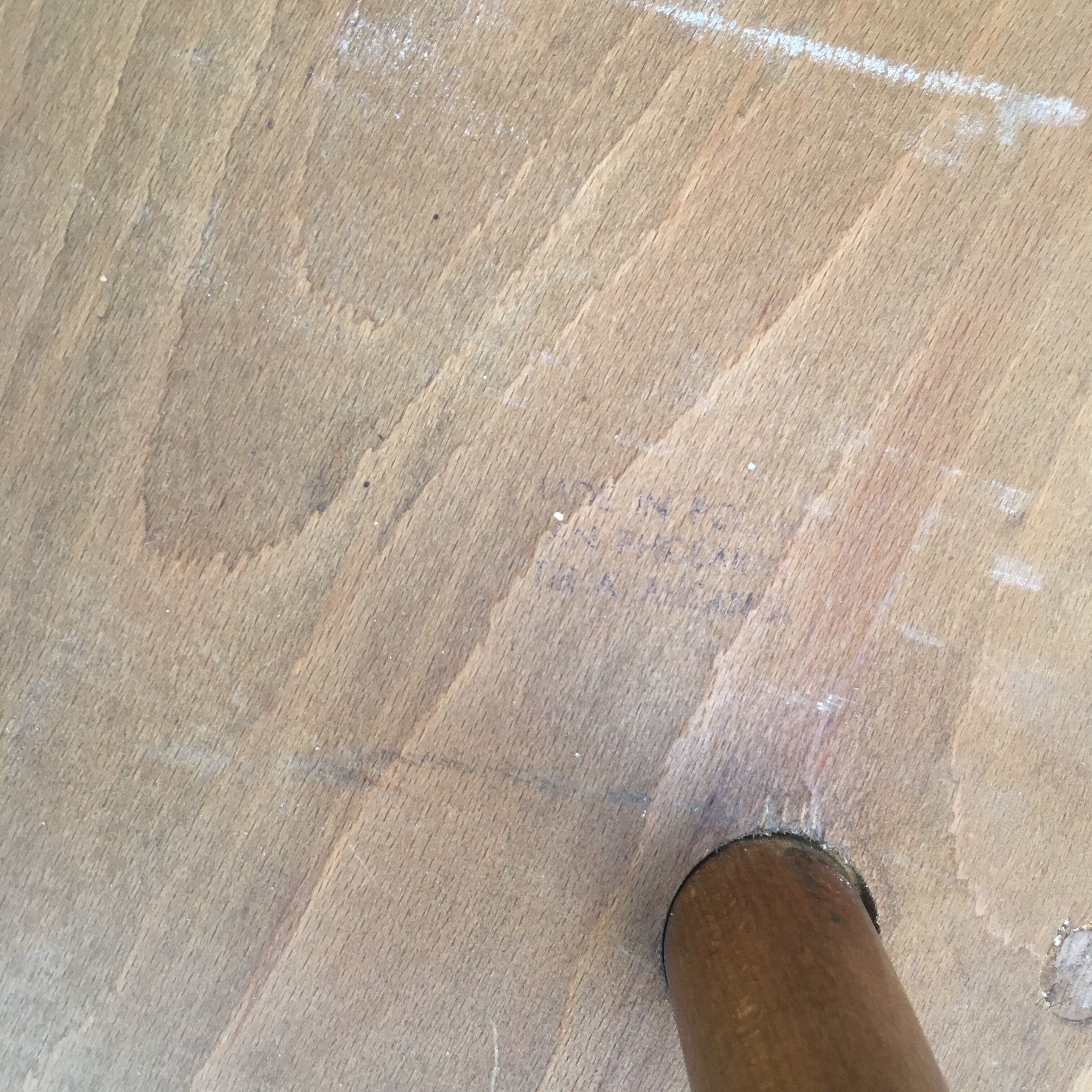 Set of 4 scandinavian chairs