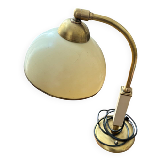Lampe de Bureau Art Déco en Laiton et Bakélite, Allemagne, 1930s