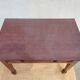 brutalist wooden table