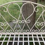 Wrought iron bench