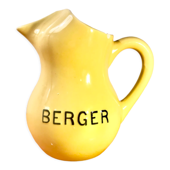 Pichet Berger en céramique jaune