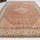 10x13 Salmon Pink Oriental Antique Persian Rug, 296x387Cm