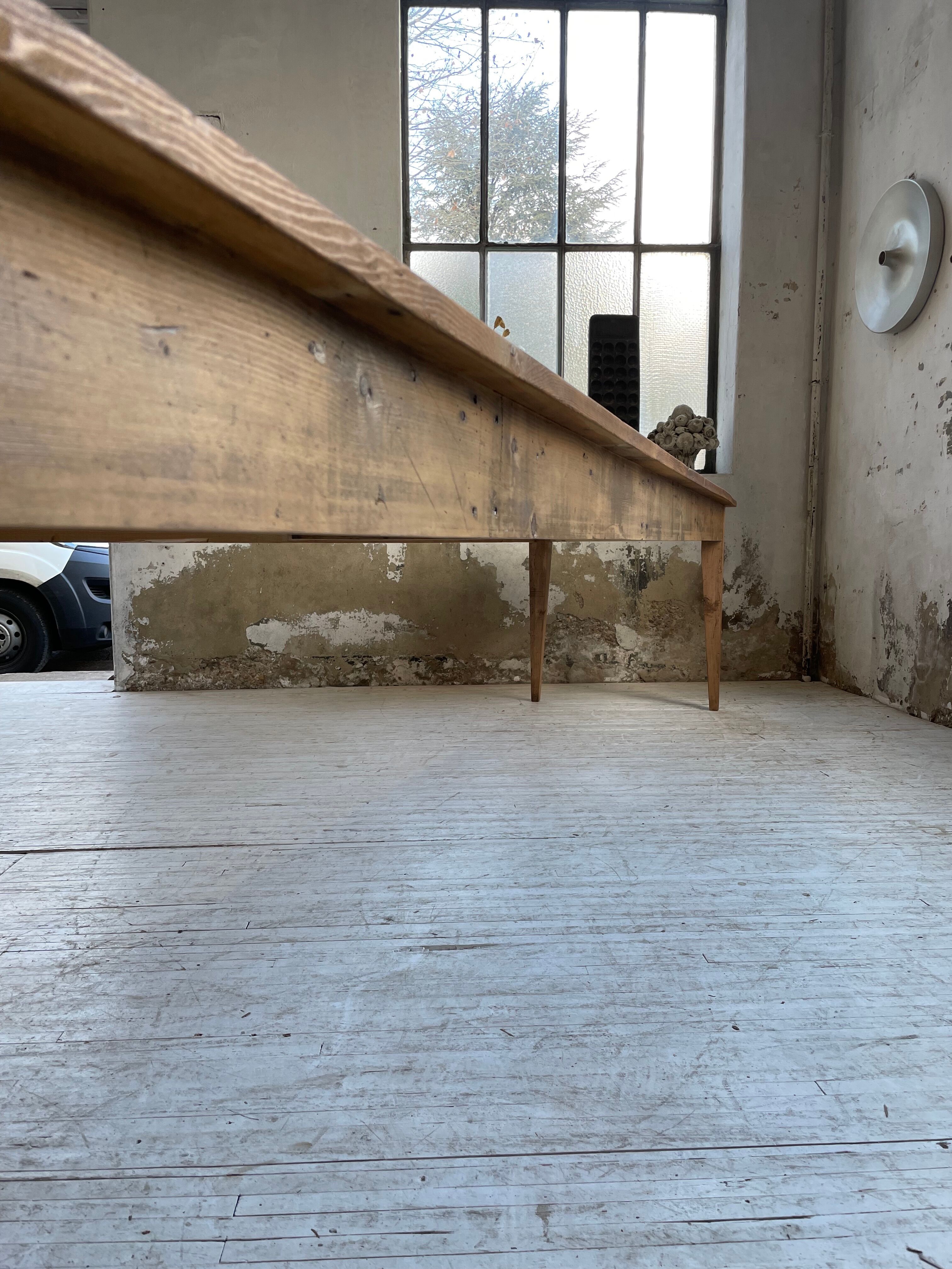 Farmhouse table beech pine XL 4m