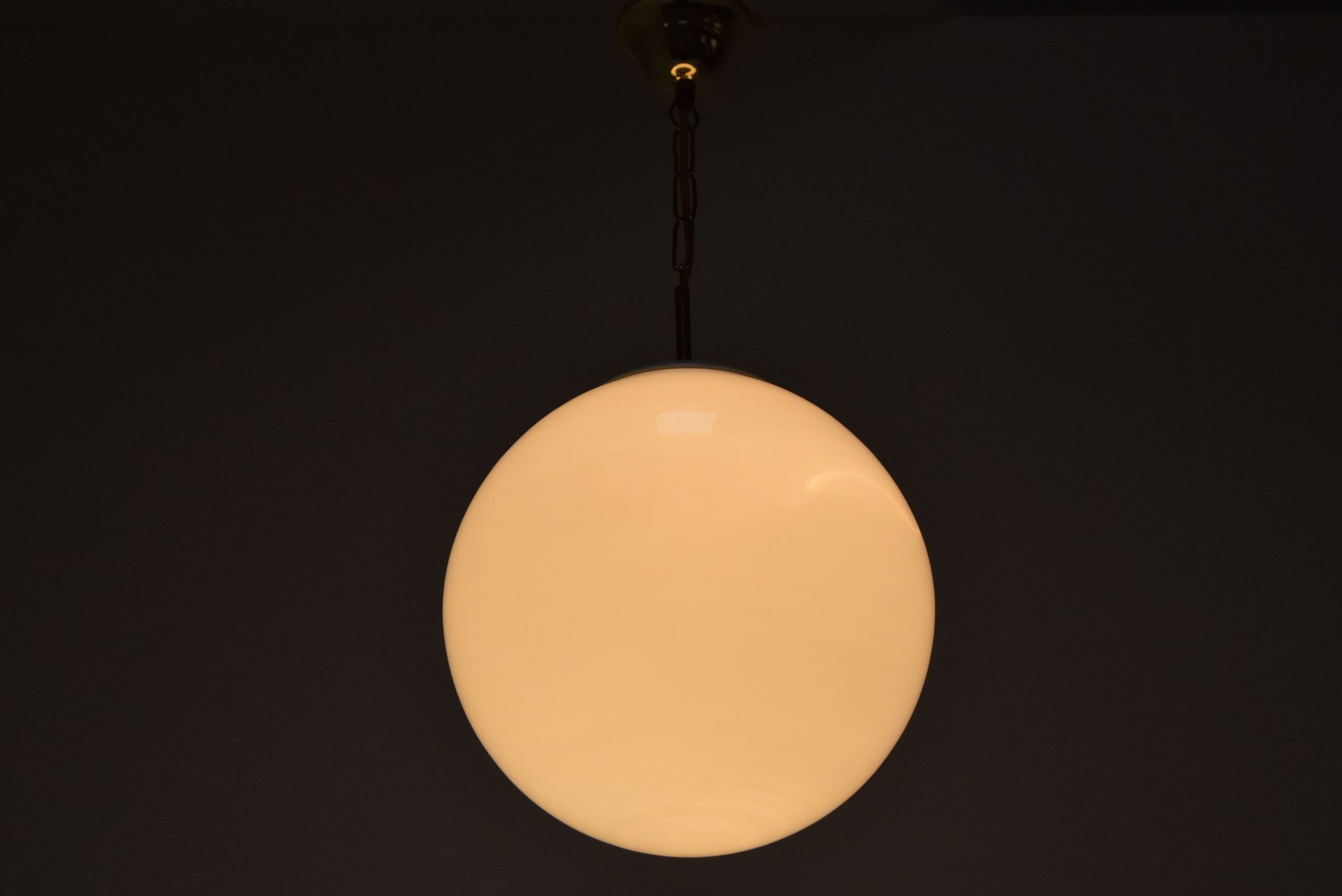 Mid-century Glass Pendant,1970‘s