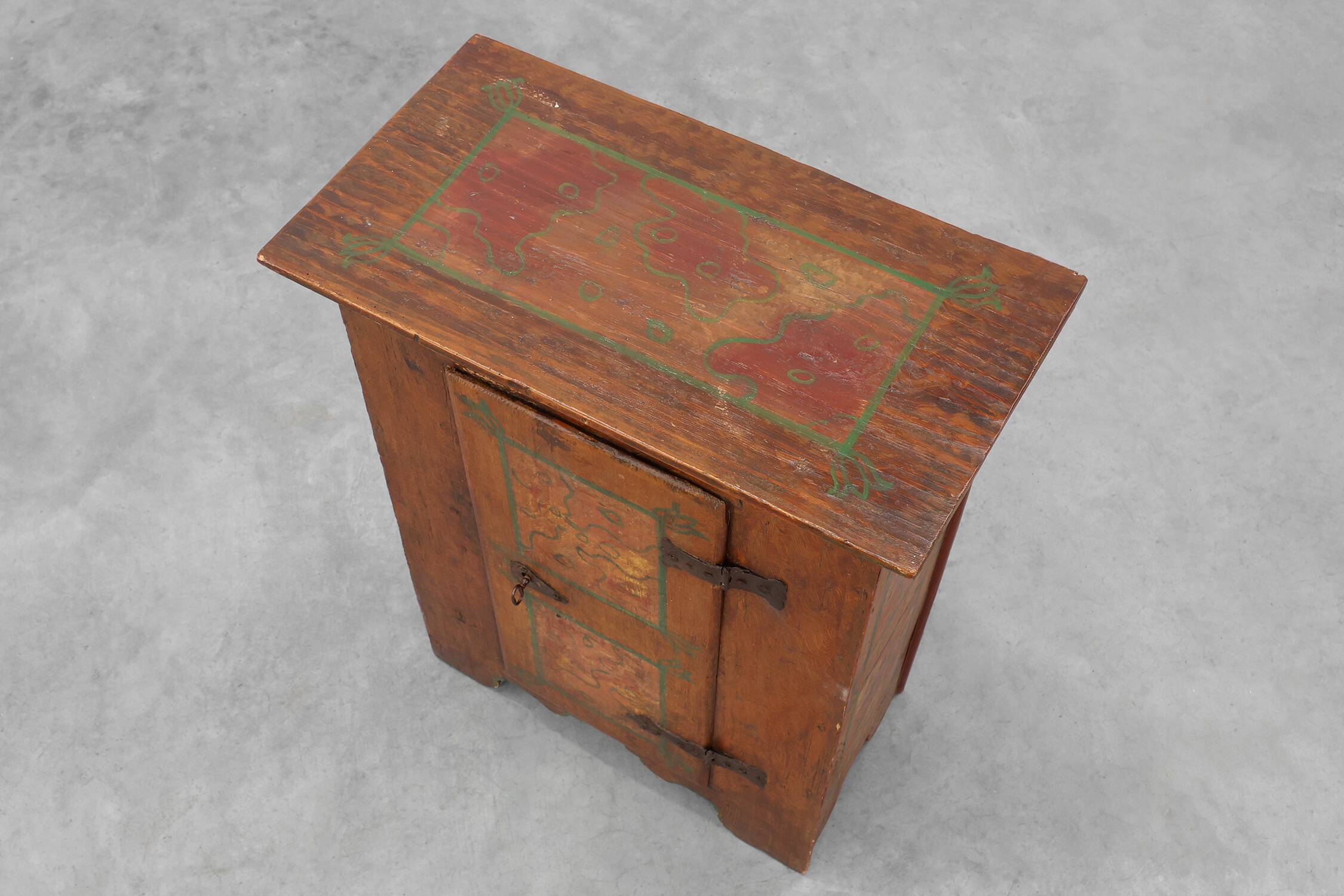 Small Antique Oak Cabinet, France, 18th Century