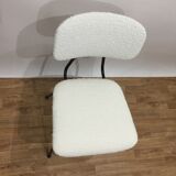 Set of 4 Kembo chairs reupholstered loop
