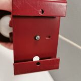 Small delicious wall lamp in Bordeaux red color from the 1980s