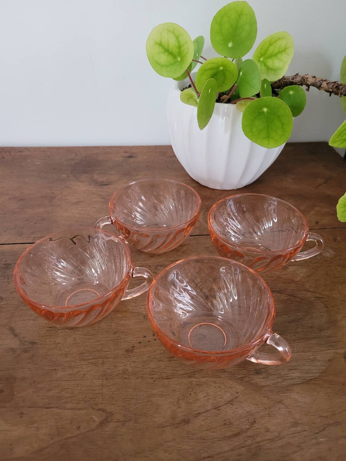 Lot de 4 tasses rosaline Arcoroc
