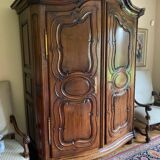 Alsatian walnut wardrobe 18th century