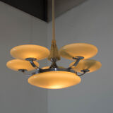 Large Elegant Art Deco Chandelier, 1930s