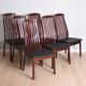 six chairs made in denmark in the 80s/90
