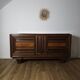 Enfilade Art-Déco en chêne et loupe d'orme