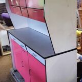 Red formica buffet