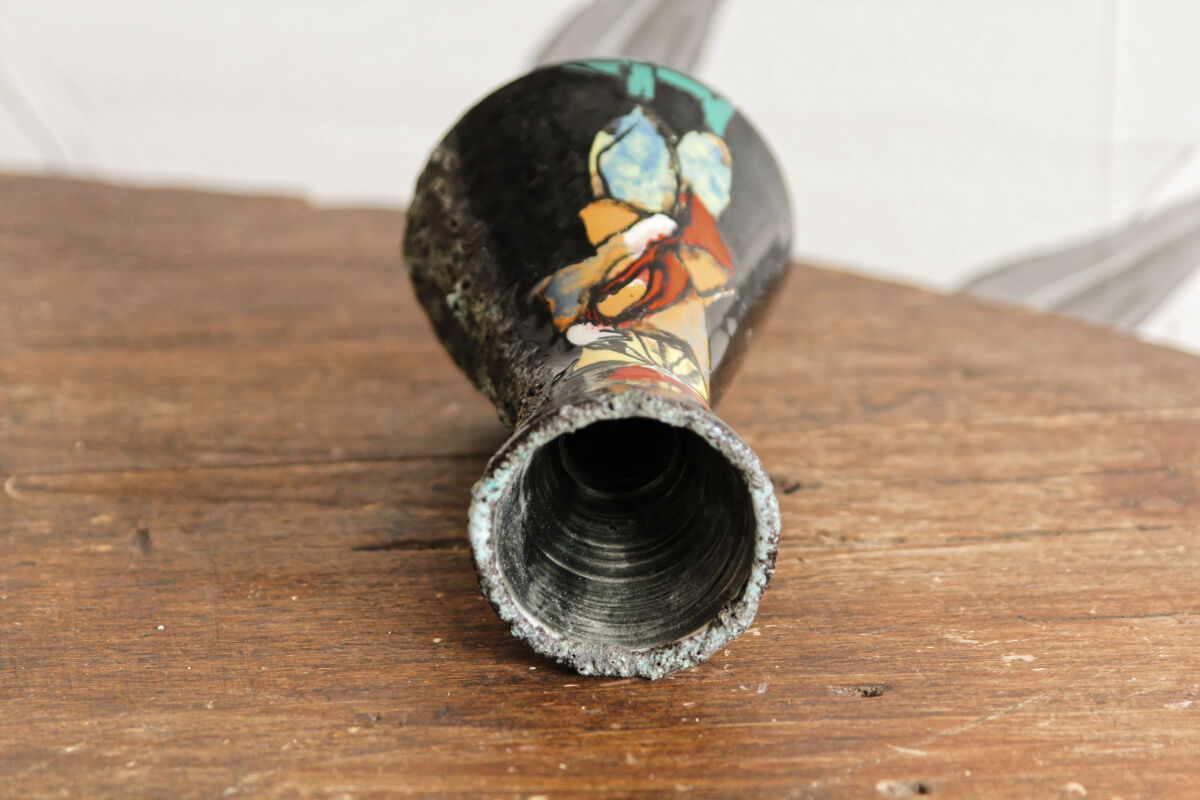 Pierrot diabolo vase, ceramics from San Marino