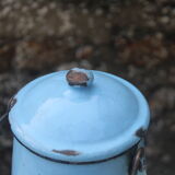 Enamelled sheet milk jug