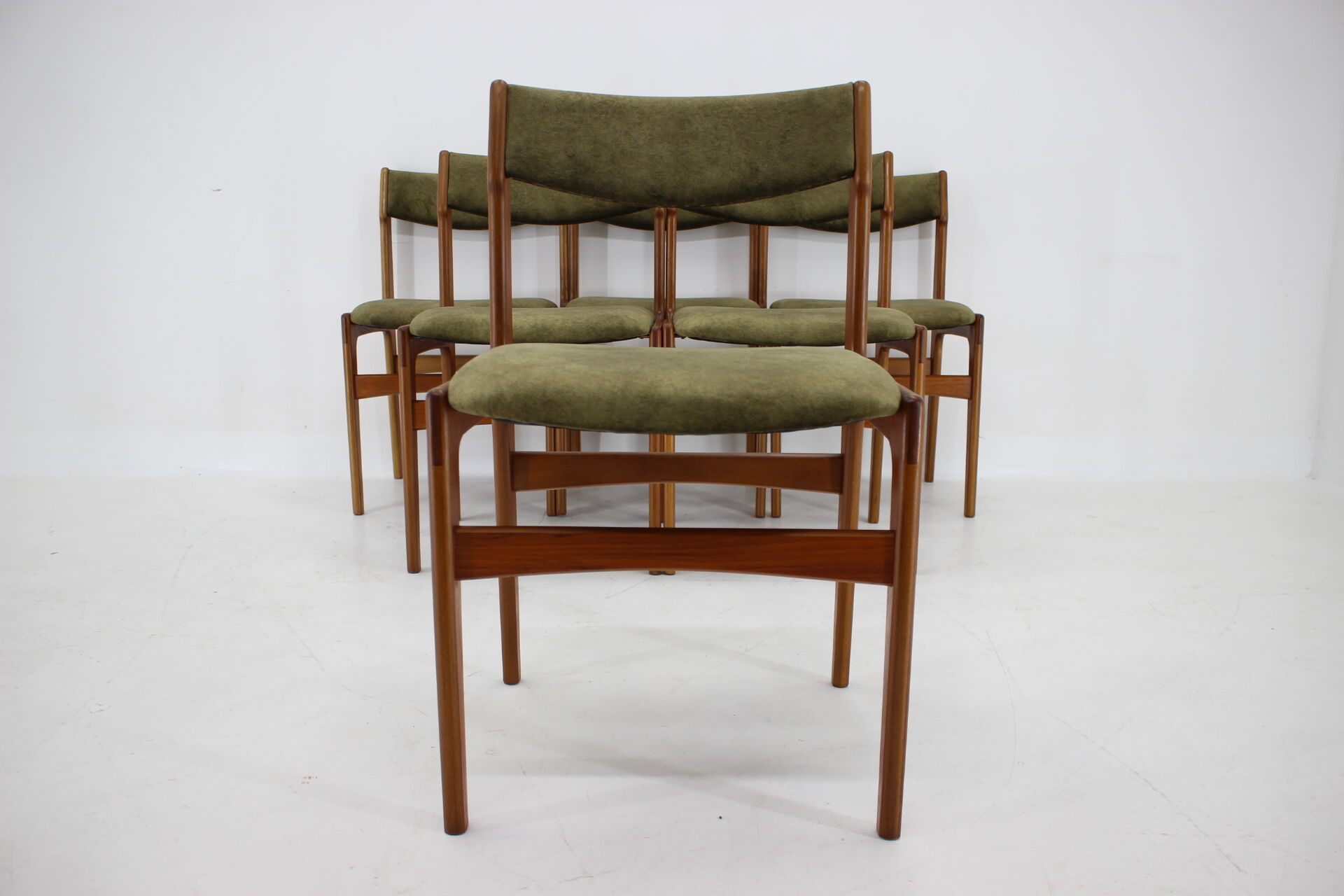 1960s Danish Teak Dining Chairs, Set of 6