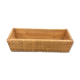 Planter in wicker and braided rattan
