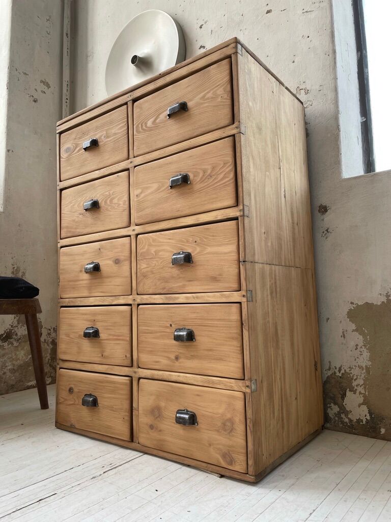 Craft furniture with drawers shell handles