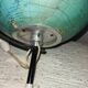 Lampe mappemonde globe terrestre années 50