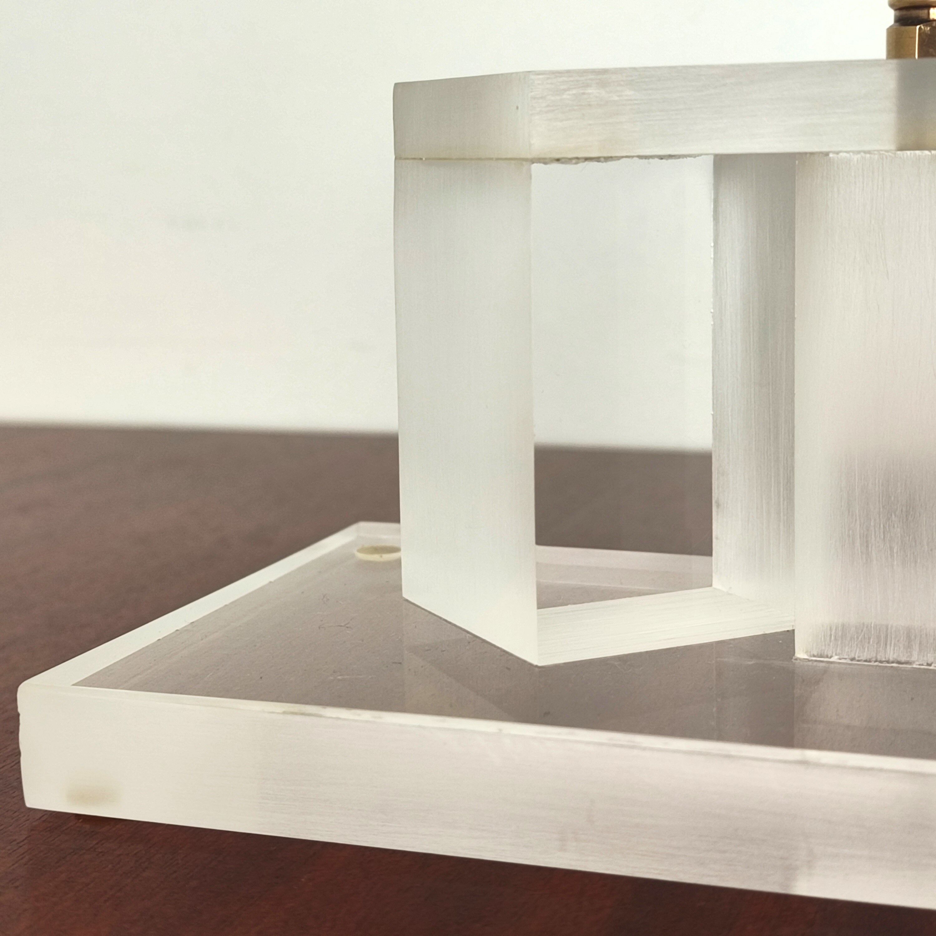 Italian lamp in plexiglass