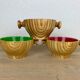 3 bowls Vallauris Grandjean Jourdan, ceramic wood effect 60