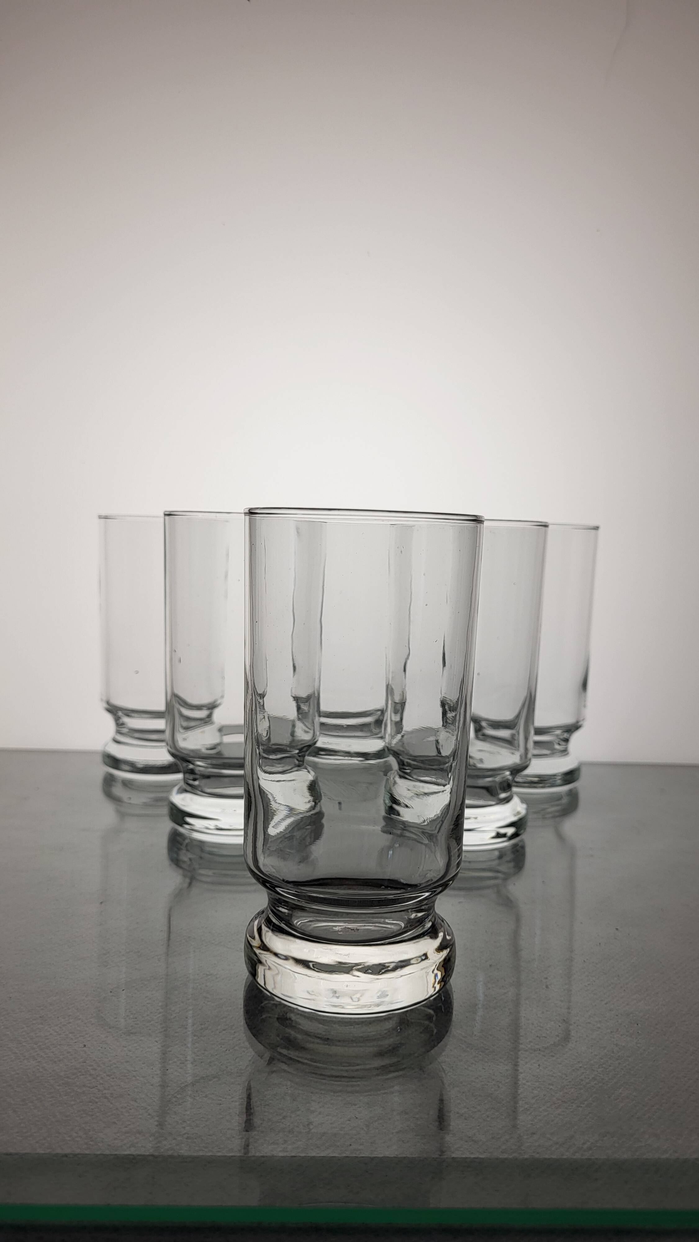6 Water glasses from the 70s