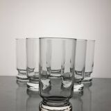 6 Water glasses from the 70s