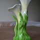 Lily slip vase