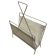 Vintage magazine rack 60s brass design