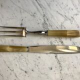 Duo of meat cutlery 50s