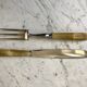 Duo de couverts à viande années 50