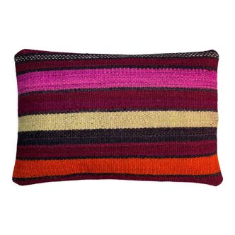 Vintage turkish kilim cushion cover