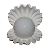 Vintage ceramic shell lamp