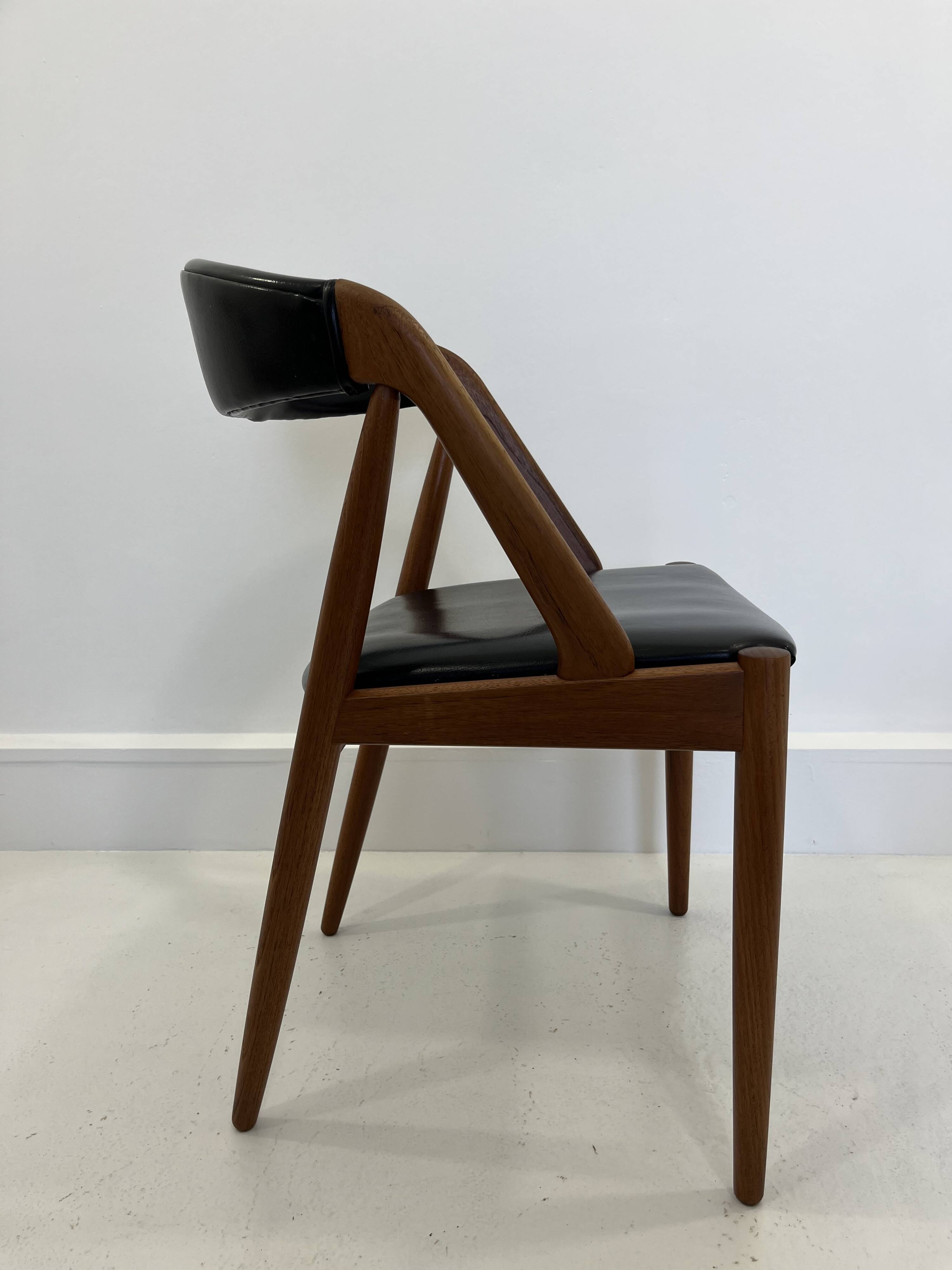 Dining Chairs Model 31 by Kai Kristiansen for Andersen Møbelfabrik, Set of