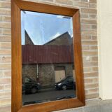 Old mirror ice vintage 1850 walnut alsace region style louis philippe