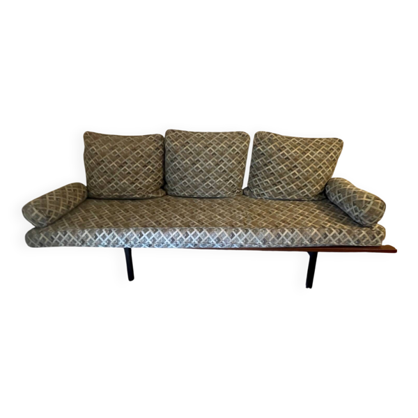 banquette vintage au style Mid Century Moderne