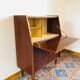 Vintage secretary in varnished mahogany 1970