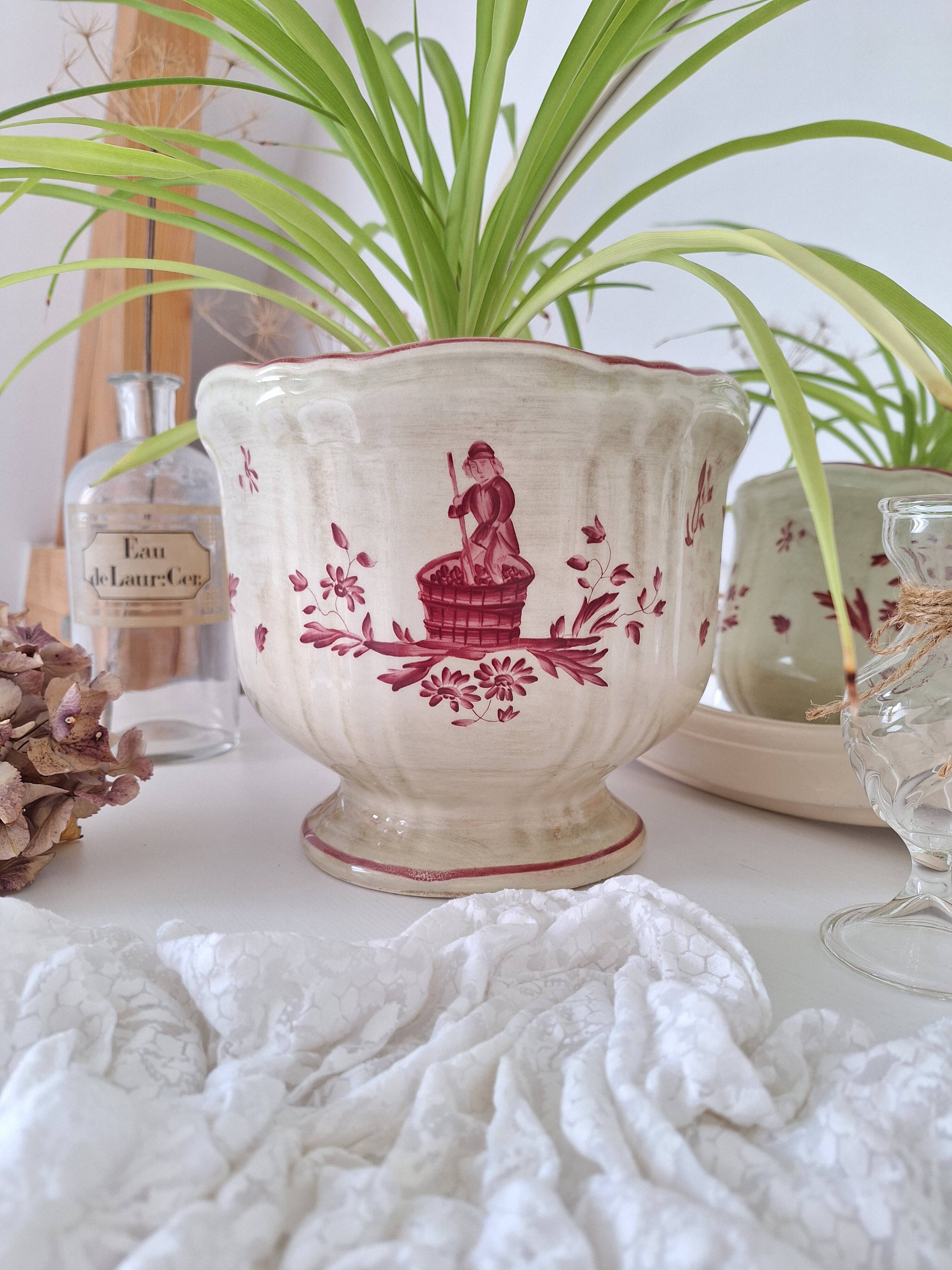 Longchamp pink planter