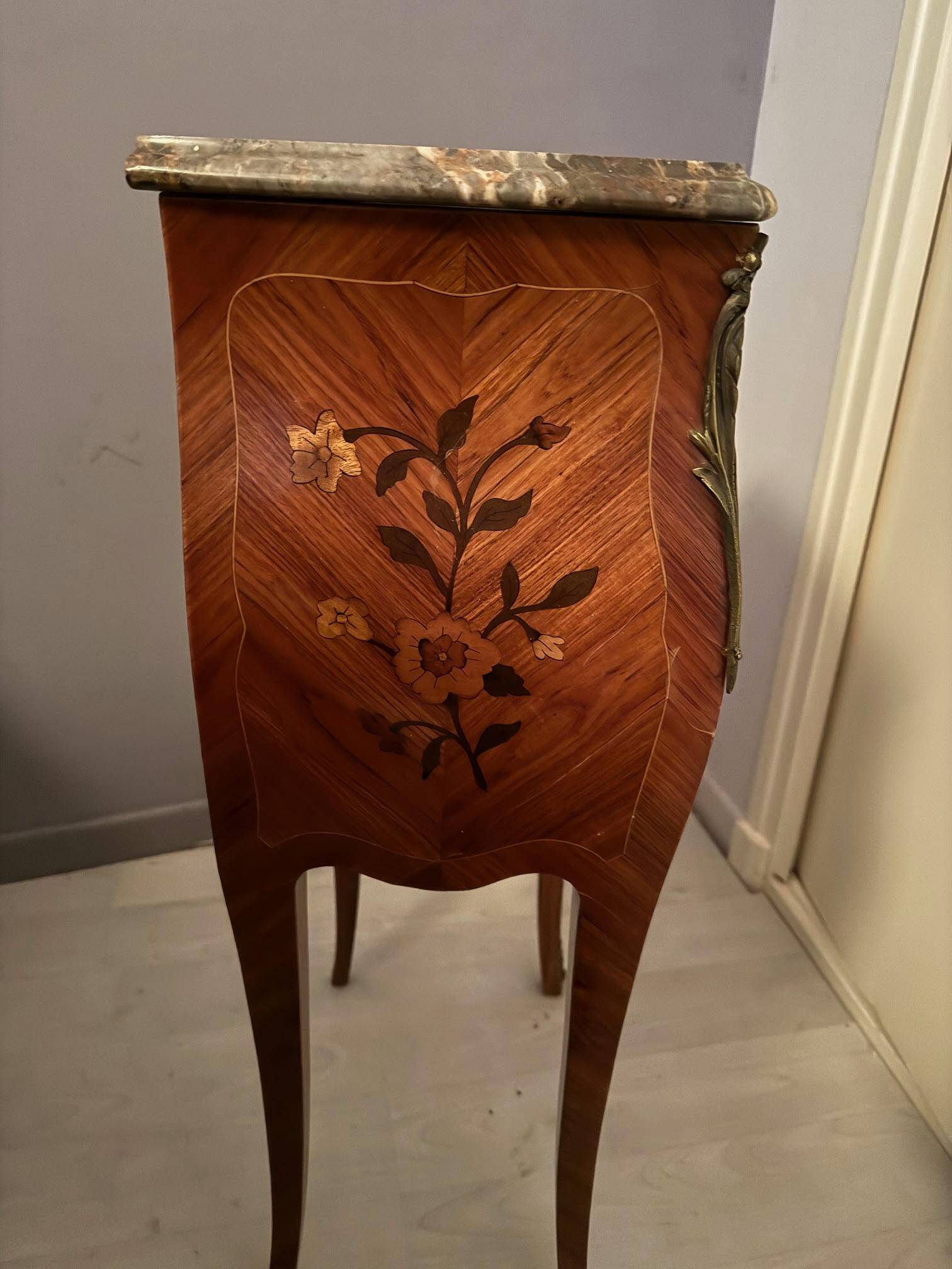 Louis XV style bedside table