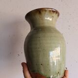 Glazed terracotta vase – signed Avonta