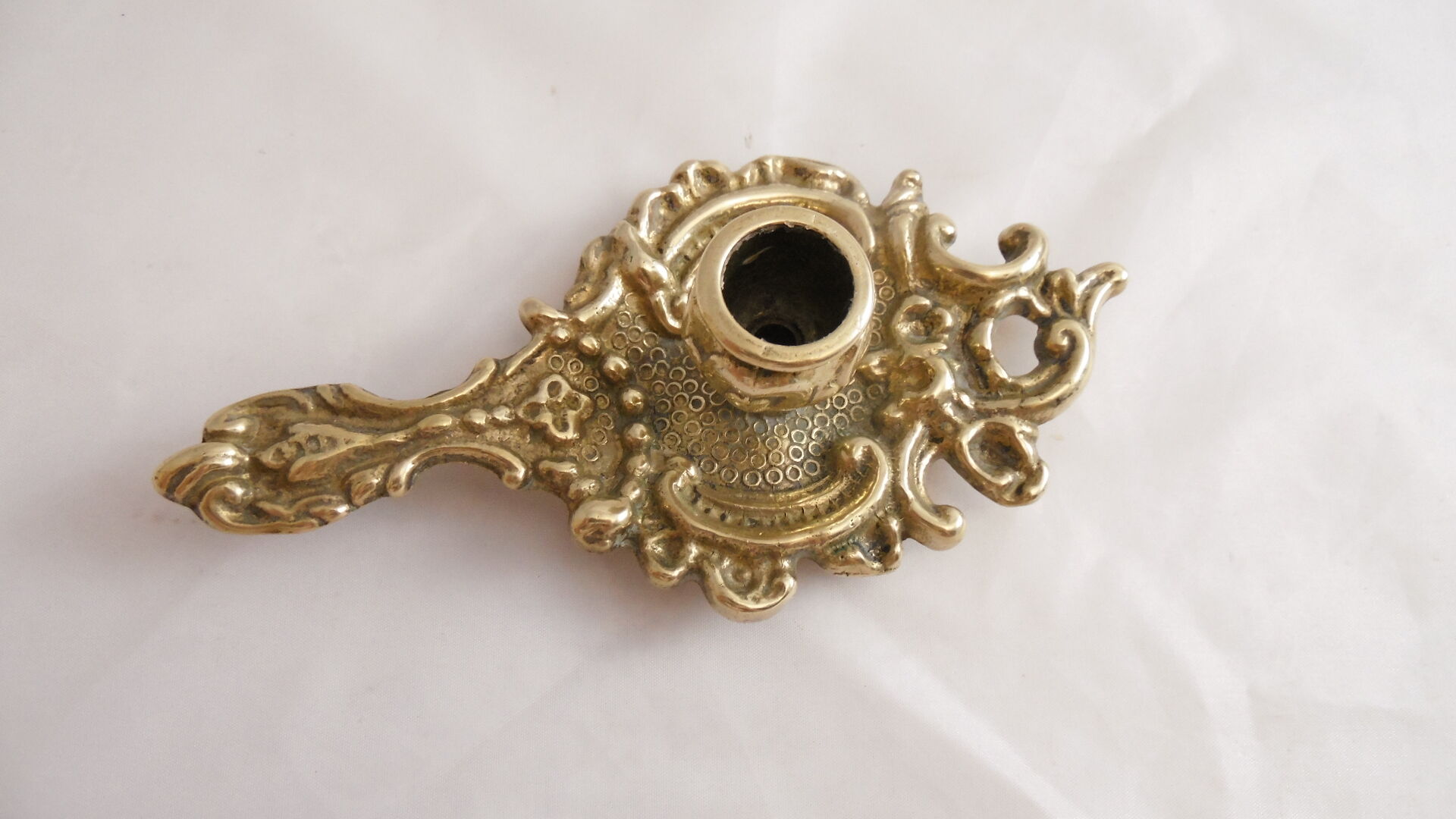 Brass candleholder