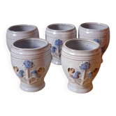Tasses en céramique Van Melle oiseaux