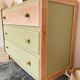1960s commode with tapered legs.