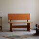Modern Mid-Century Pine Bench, Made by a Swedish Cabinetmaker in the 1970s