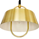 Pendant light "Hercules" by Jo Hammerborg for Fog & Mørup. Denmark 1970s