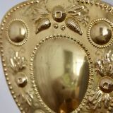 Paire d'appliques suédoises en laiton du milieu du siècle par S. Fong